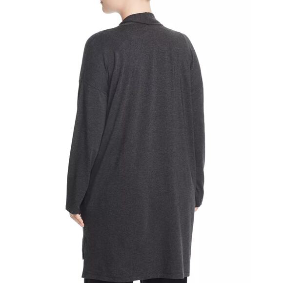 Eileen Fisher Drop Shoulder Open Front Duster Cardigan Women's Size X-Large - Picture 12 of 12